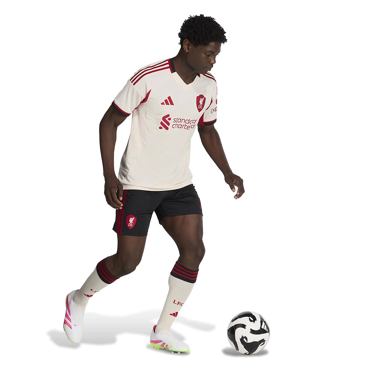 Calções adidas Liverpool FC Segundo Equipamento 2025-2026