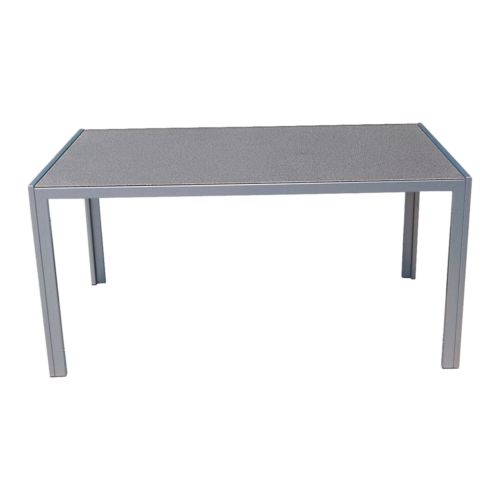 5-teilige Tischgruppe GRACE 03 - grau - Aluminium