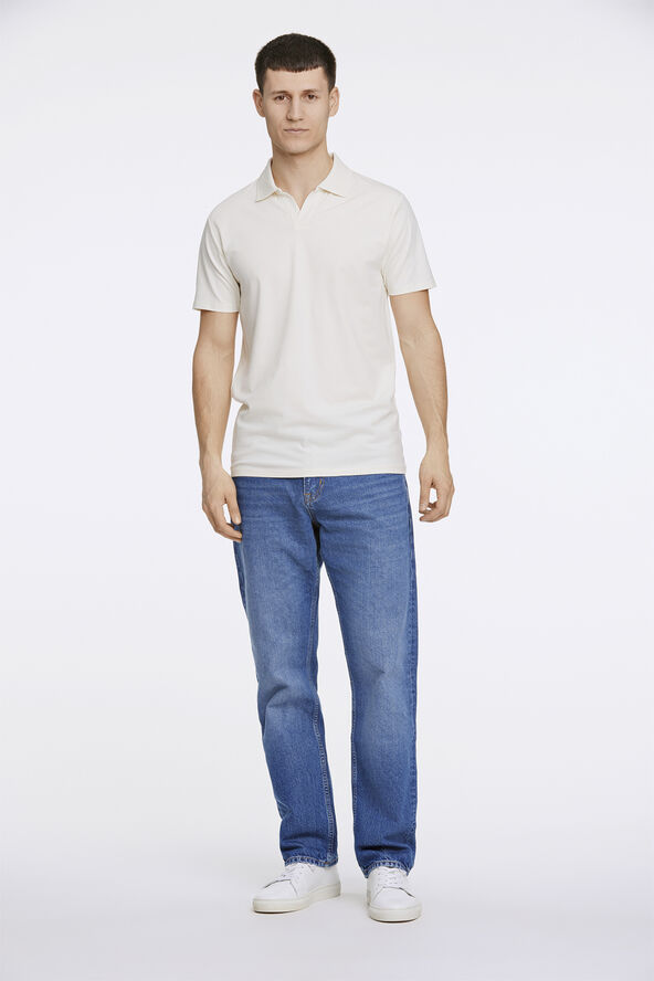 Lindbergh Stretch polo shirt S/S Hvid