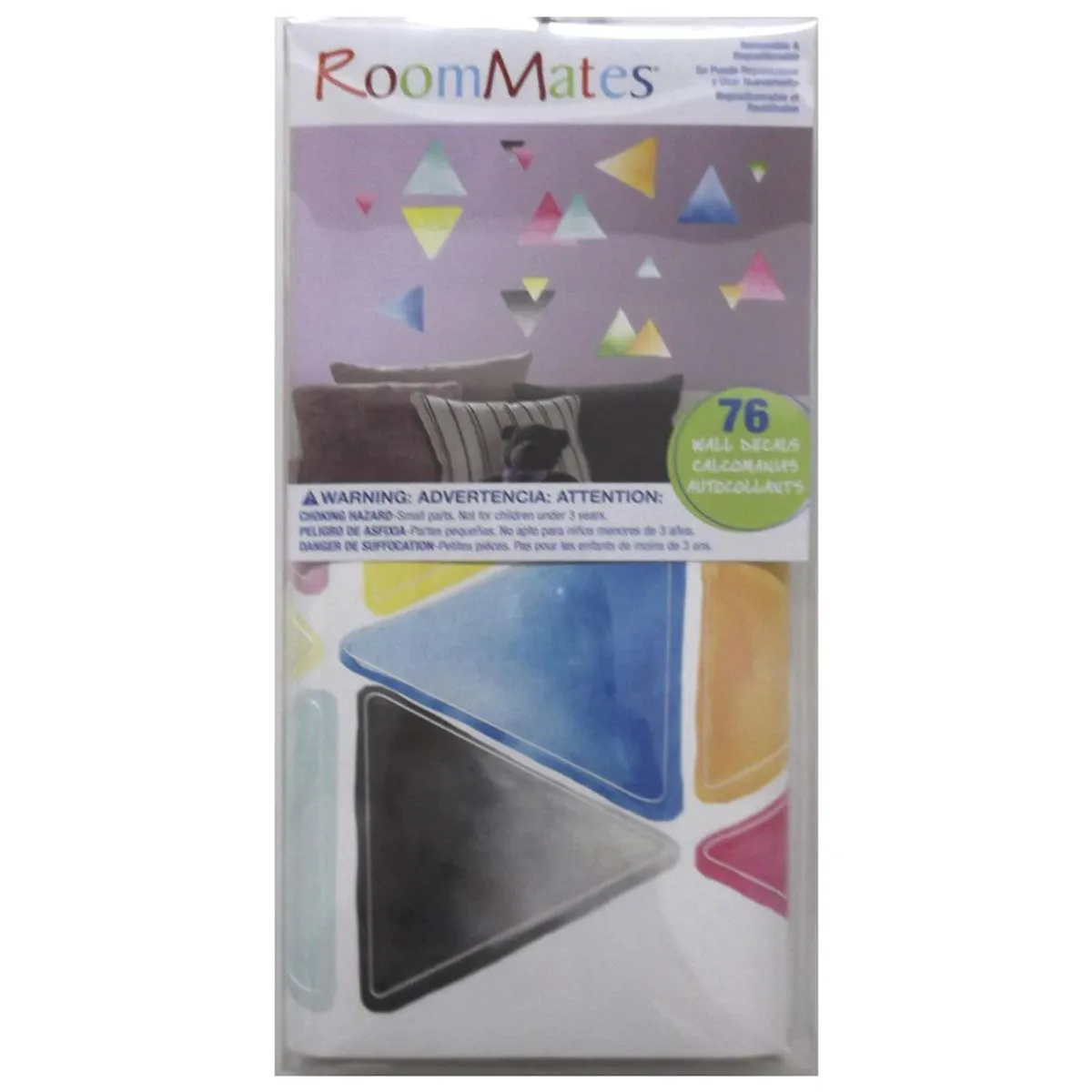 Thedecofactory Stickers Triangles Aquarelle