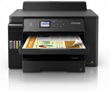 Epson EcoTank L11160 - Printer - farve - Duplex - blækprinter - A3 - 4800 x 1200 dpi - op til 25 spm (mono) / op til 25 spm (farve) - kapacitet: 550 ark - USB, LAN, Wi-Fi - sort