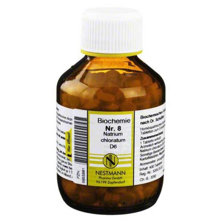Biochemie 8 Natrium chloratum D 6 Tabletten, 400 St