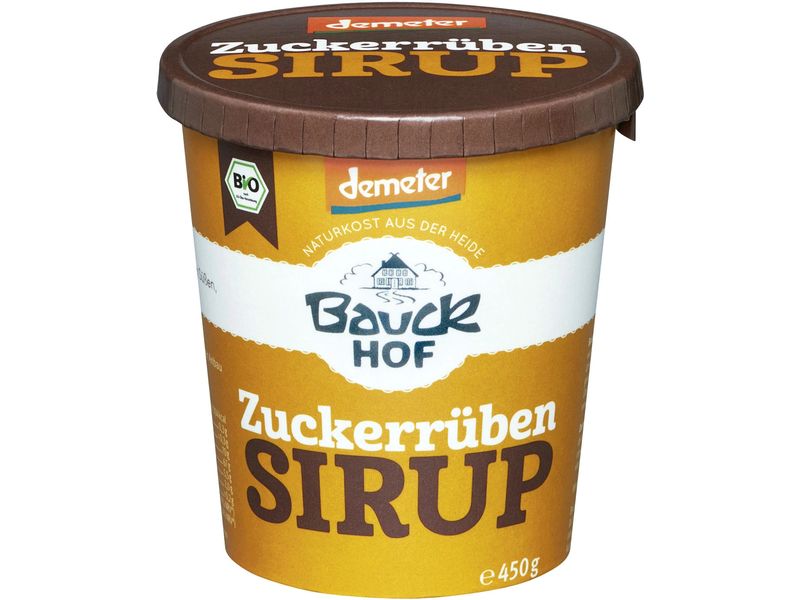Bauck Mühle Bio Demeter  Zuckerrübensirup 450 g Hochwertiger Sirup aus Zuckerrüben