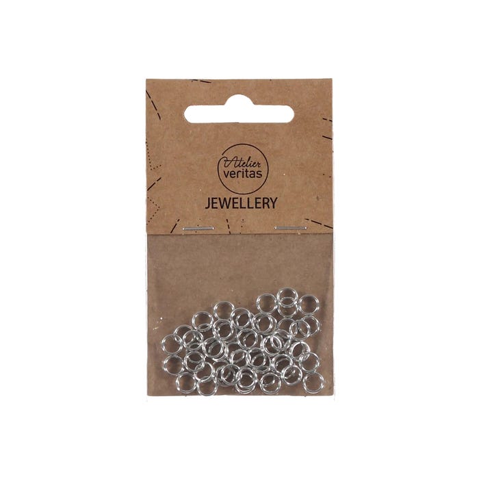 Atelier Veritas-Dubbel ringetje 6mm 50 stuks