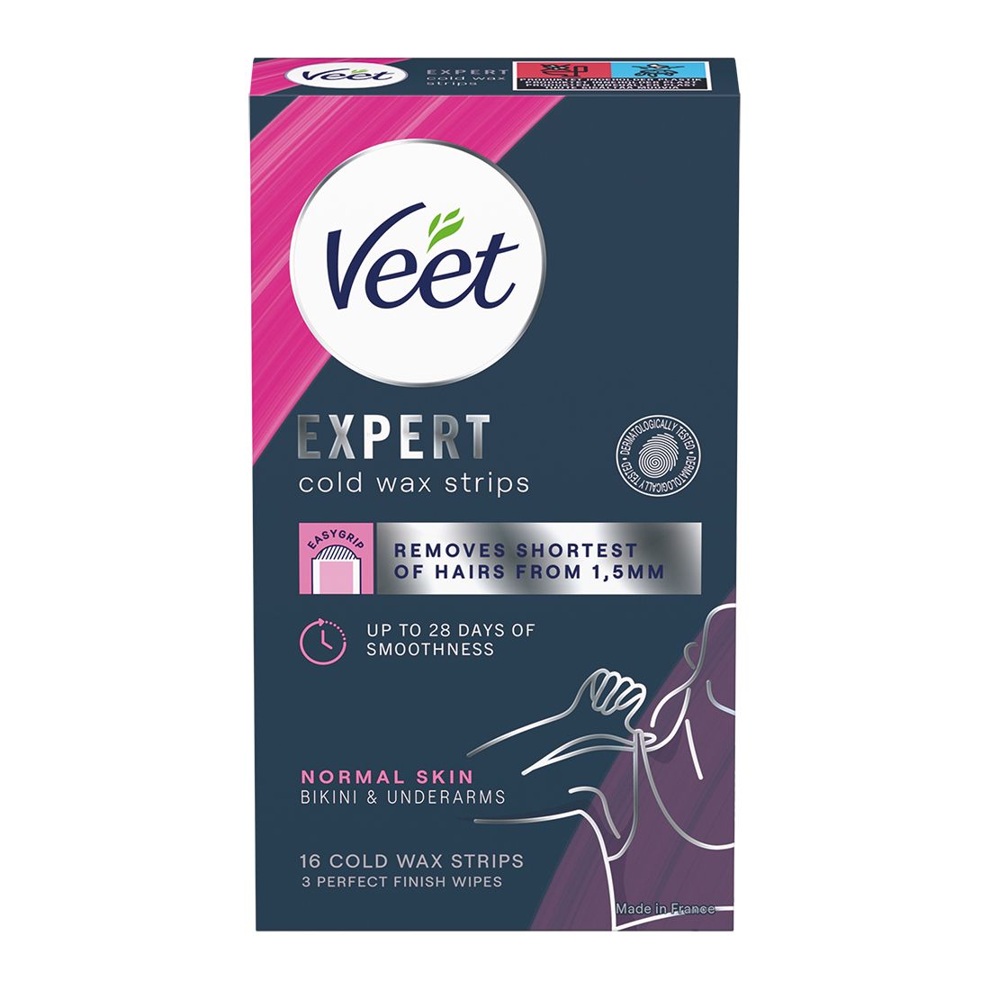 Hårfjerning voksstrips Expert CWS BIKINI&UNDERARM 16STX12