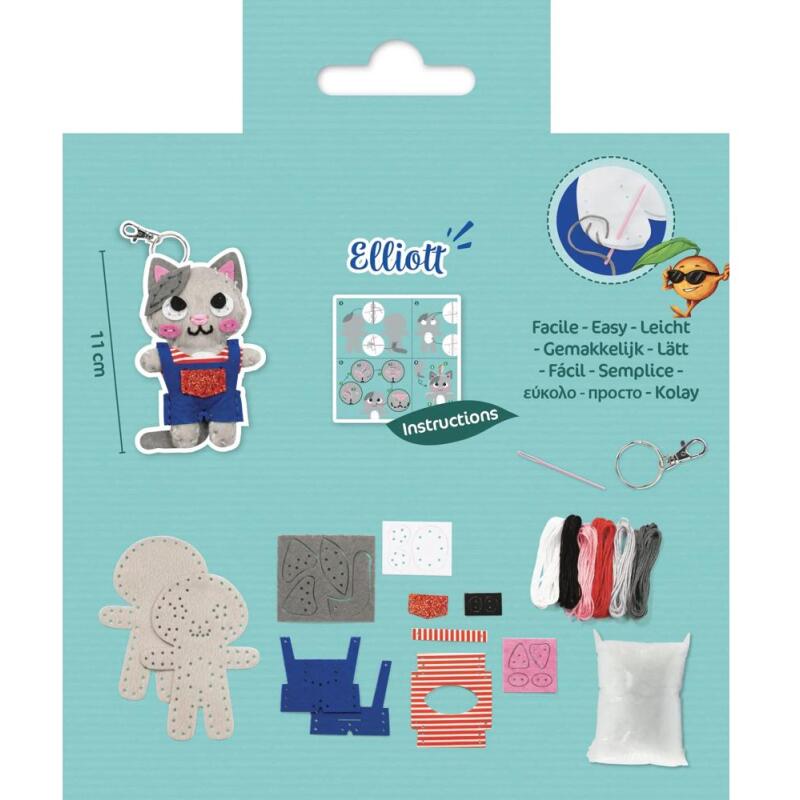 Mini Couz'In, Elliott le renard - Gris