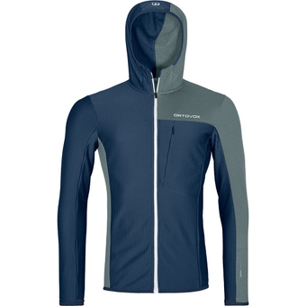 Ortovox Fleece Light Grid Fleecejacke Deep Ocean Herren