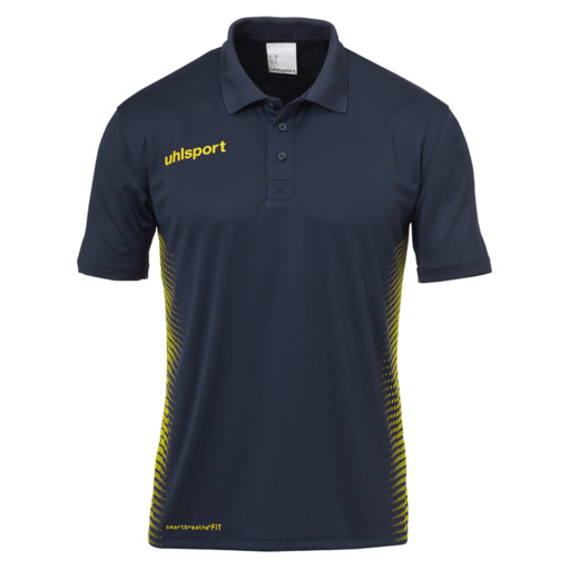 Camisa Pólo Score Azul Marino/amarillo Fluo Uhlsport