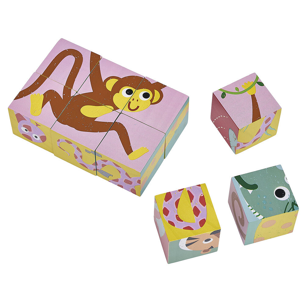 Puzzle cube x9 en bois