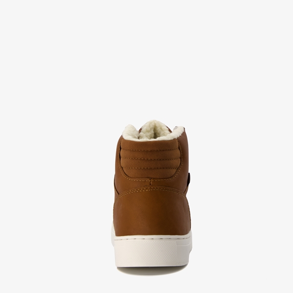 Blue Box hoge heren sneakers cognac