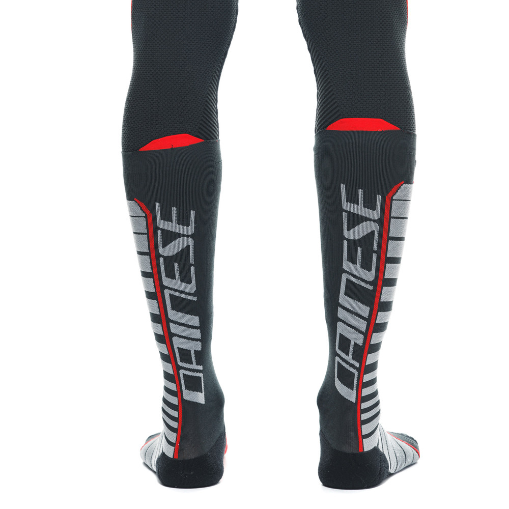 Dainese - Chaussettes Thermo Long Noir / Gris / Rouge