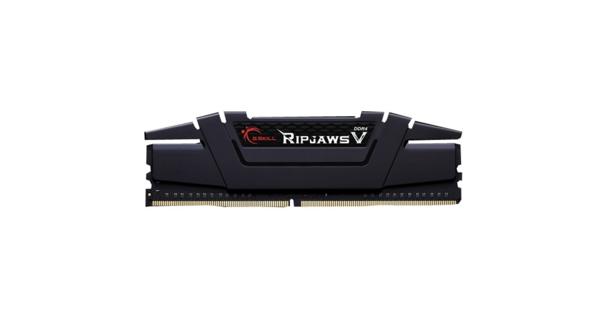 G.Skill64 GB DDR4-3200 Quad-Kit werkgeheugen  (Zwart, F4-3200C16Q-64GVK, Ripjaws V, XMP)