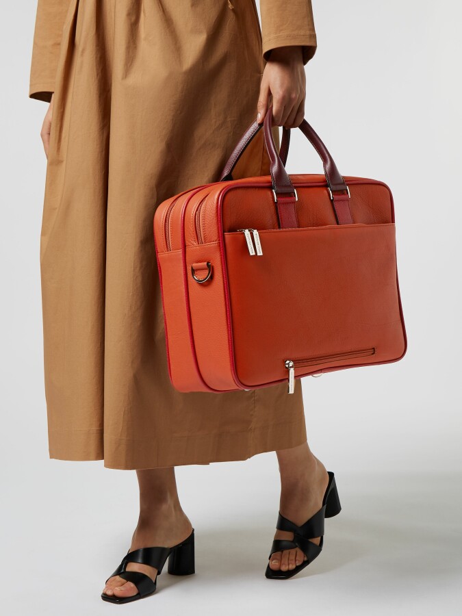 Mia Twin beige red orange