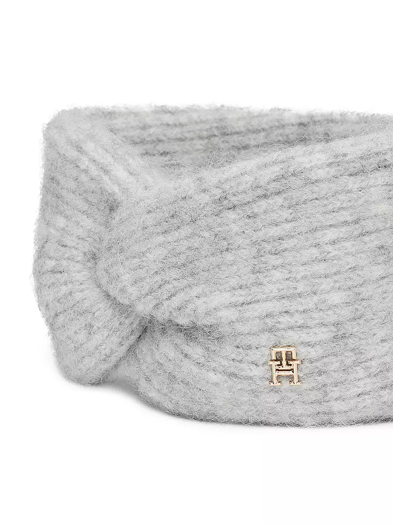 TOMMY HILFIGER Stirnband TH TIMELESS hellgrau