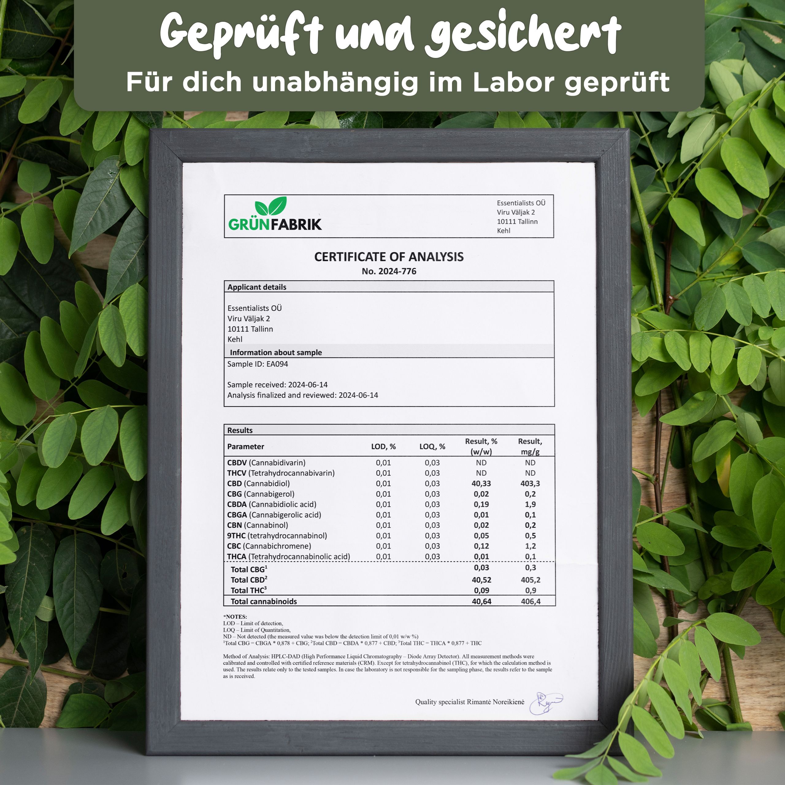 Grünfabrik CBD Öl Vollspektrum