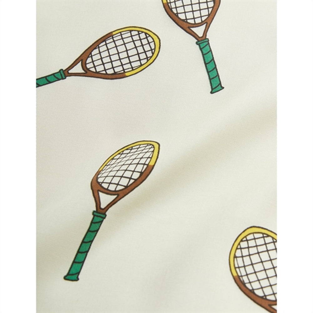 Køb Mini Rodini Offwhite Tennis Aop Woven Kjole