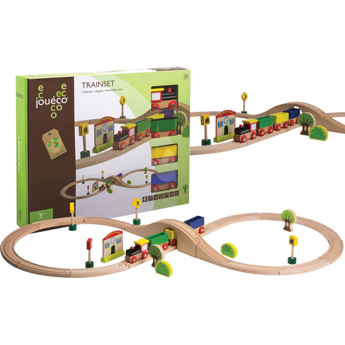 Johntoy Joueco Zugset aus Holz