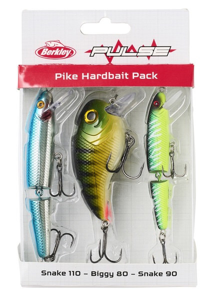 Set de leurres brochet Berkley Pulse Hardbait Pack Pike (3pcs)
