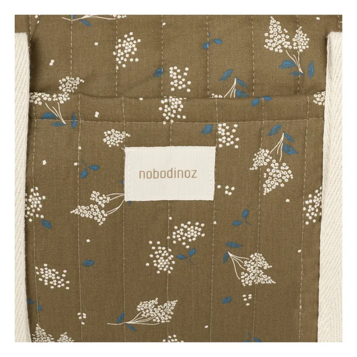 Nobodinoz Sac week-end Stories en coton bio | Brun