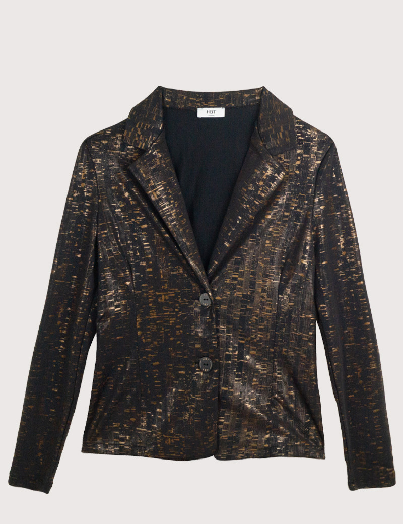 HBT BASICS INSOLITES | SHIRLEY VESTE BLAZER IMPRIMÉ PLASTER