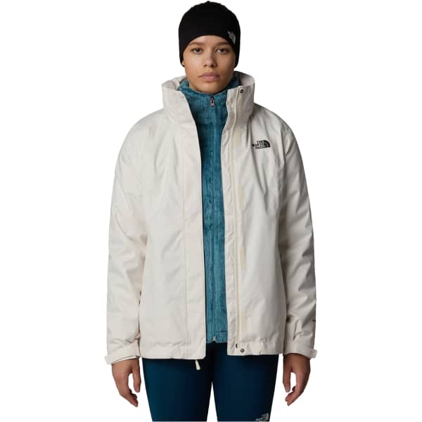 Veste randonnée THE NORTH FACE W EVOLVE II TRICLIMATE JACKET WHITE DUNE/SMOKEY BROWN
