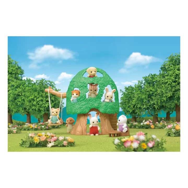 Sylvanian Families Cabane des bébés et bébé écureuil