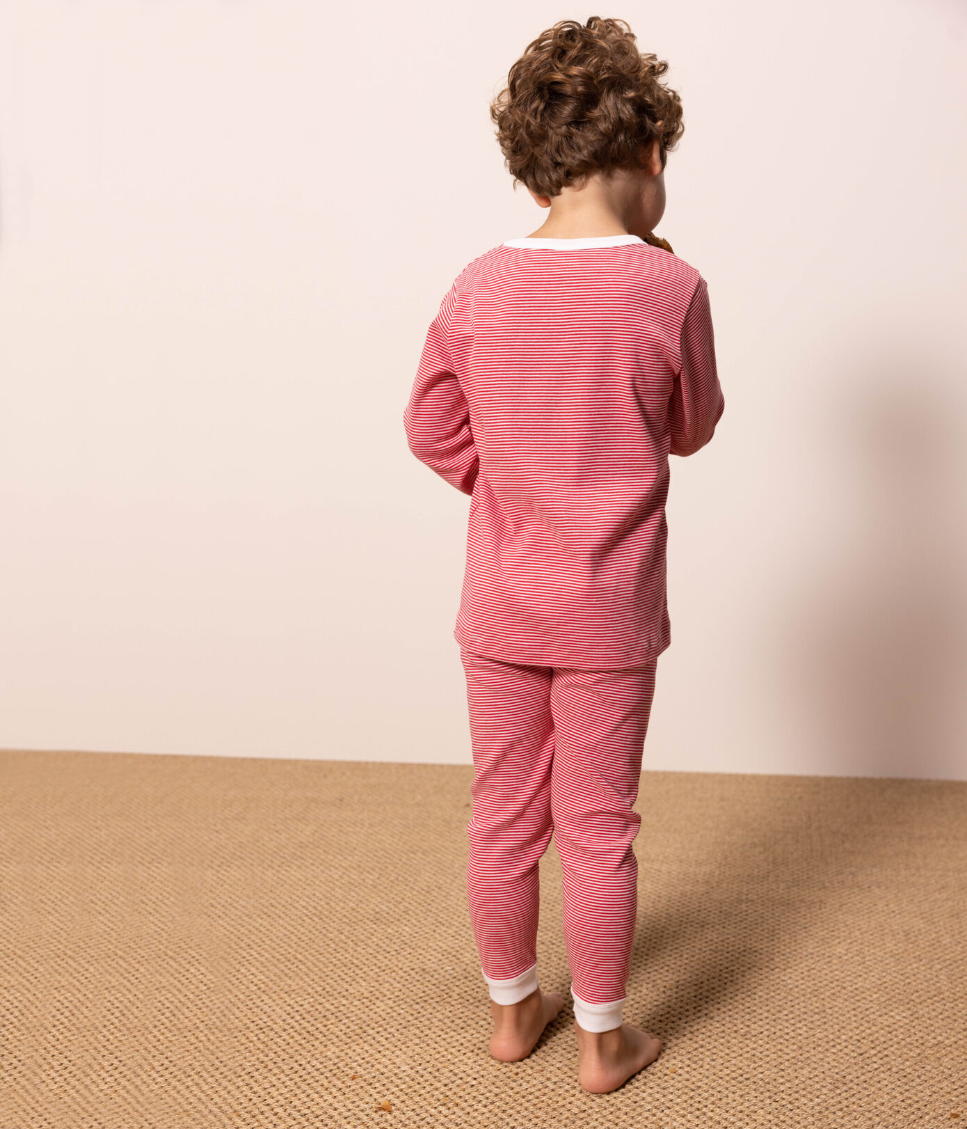 Pyjama milleraies en coton petite fille/petit garçon