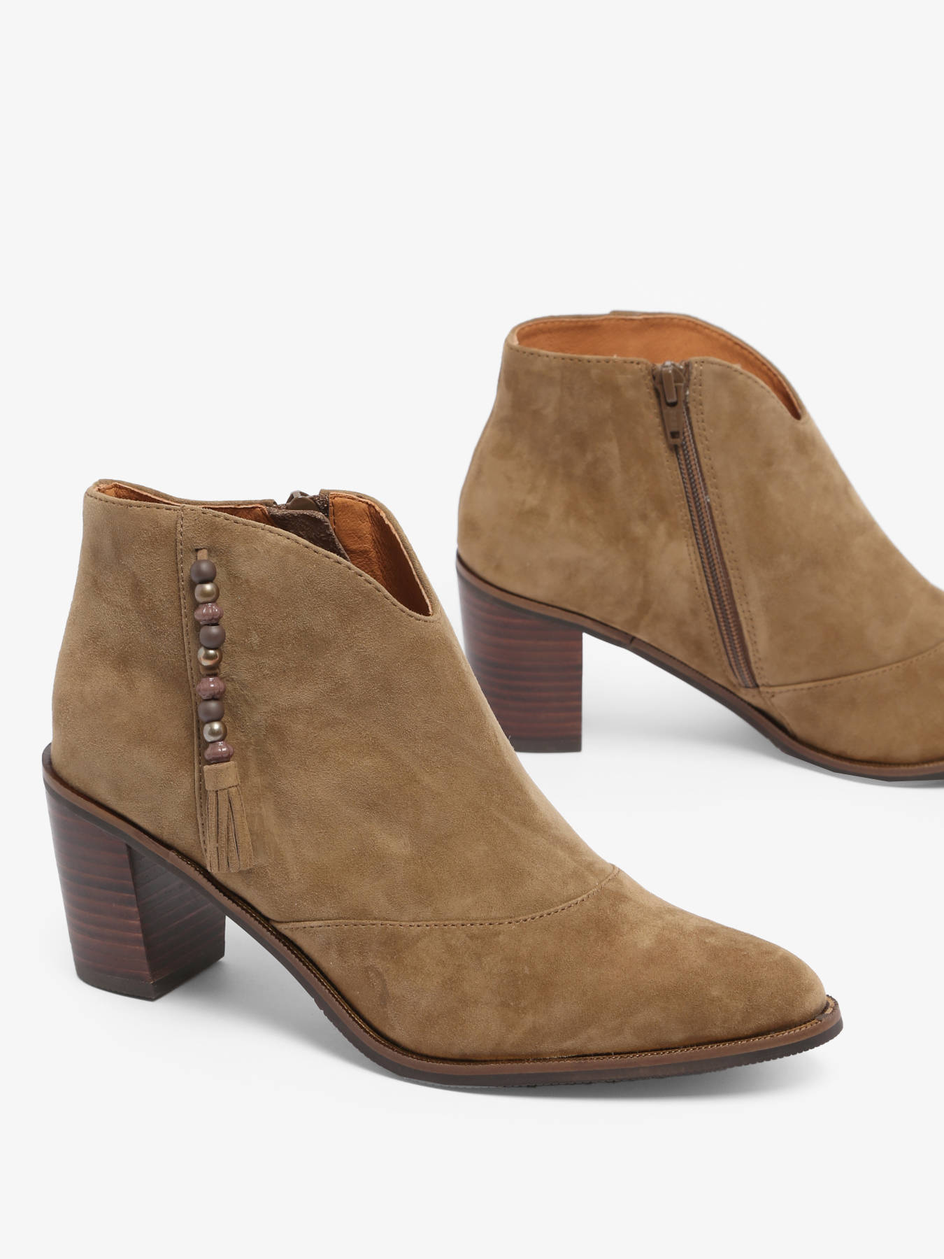 Bottines  talon Natax en cuir MAM'ZELLE