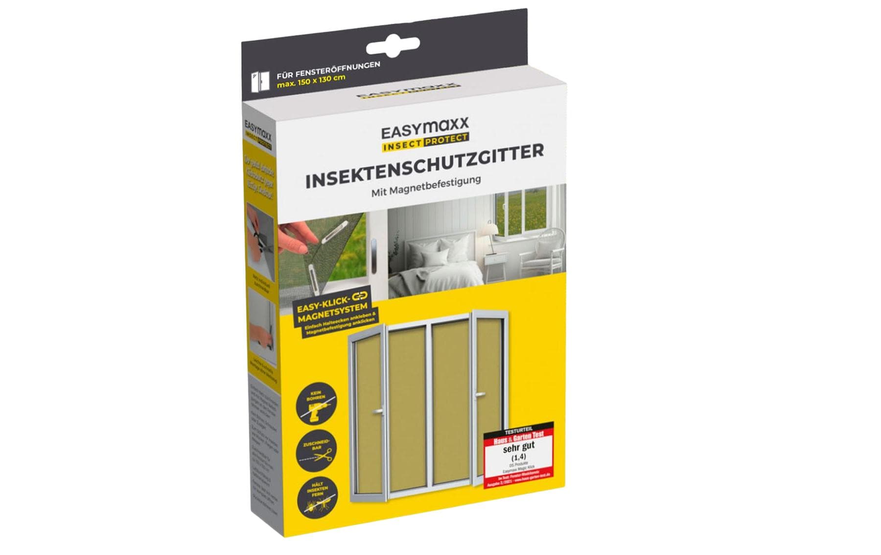 Fliegengitter Magic Click 1.5 x 1.3 mFenster-Moskitonetz