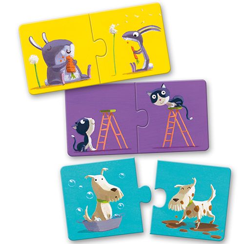 Djeco puzzel duo verschillen (12x2st) DJ08162