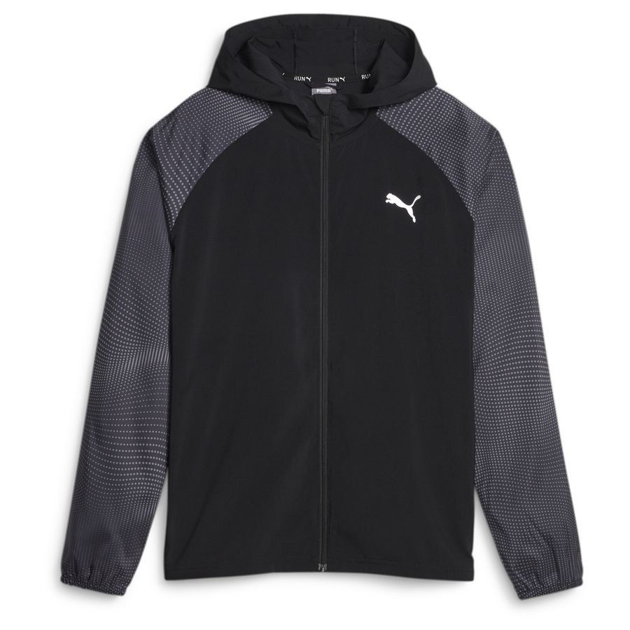 PUMA Veste Running Run Favorite AOP Woven - Noir