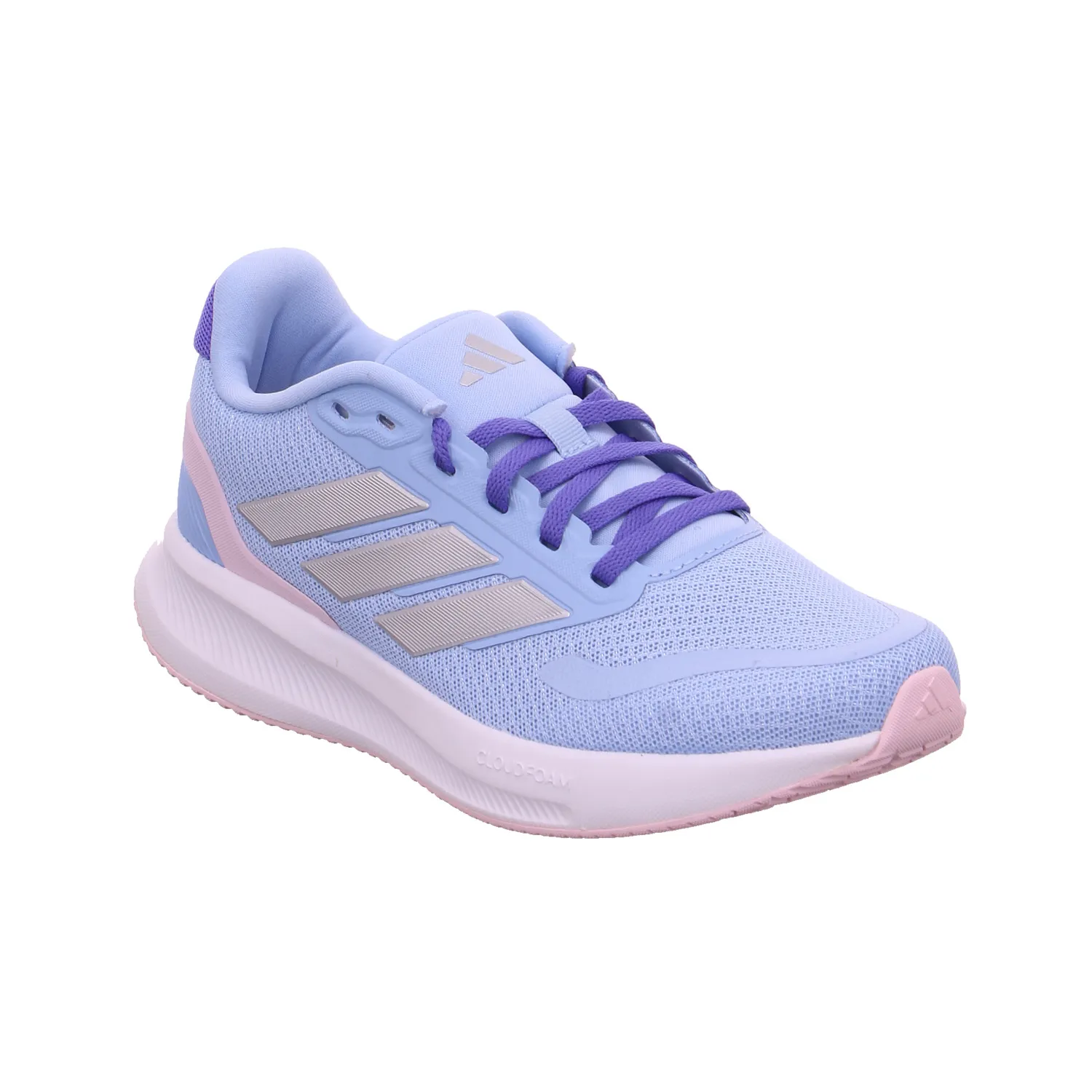 ADIDAS Kinder Sportschuh Hellblau Lederimitat