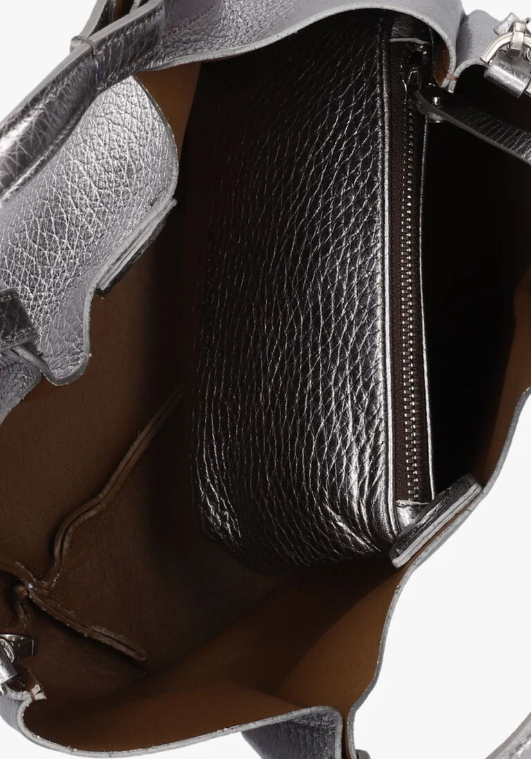 GIANNI CHIARINI zilveren gianni chiarini handtas dua bs9719