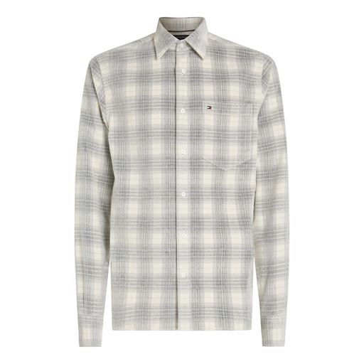 Tommy Hilfiger Corduroy Check Skjorte, Ivory/Multi, XXL