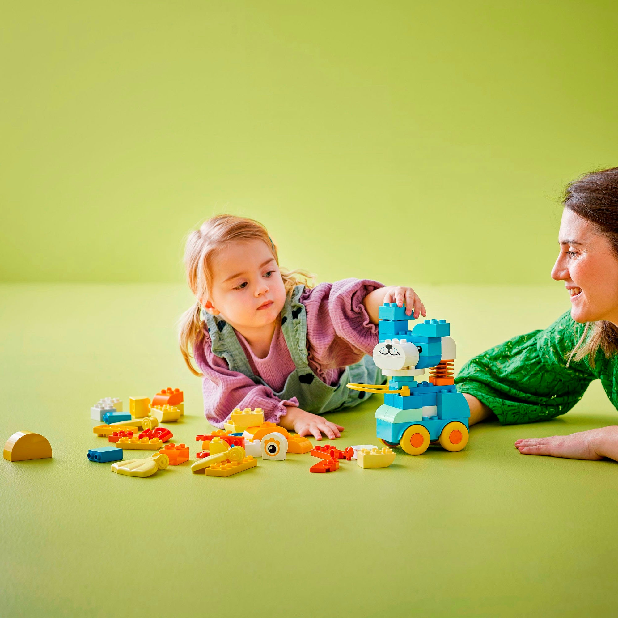 LEGO® Konstruktionsspielsteine »Tiere auf Rädern 3-in-1-Set (10448), LEGO DUPLO Town« Made in Europe