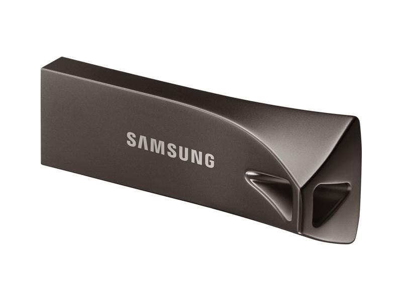 Samsung USB-Stick Bar Plus Titan Grau 256 GB USB-Stick mit 256 GB Speicherkapazität und 400 MB/s Lesegeschwindigkeit