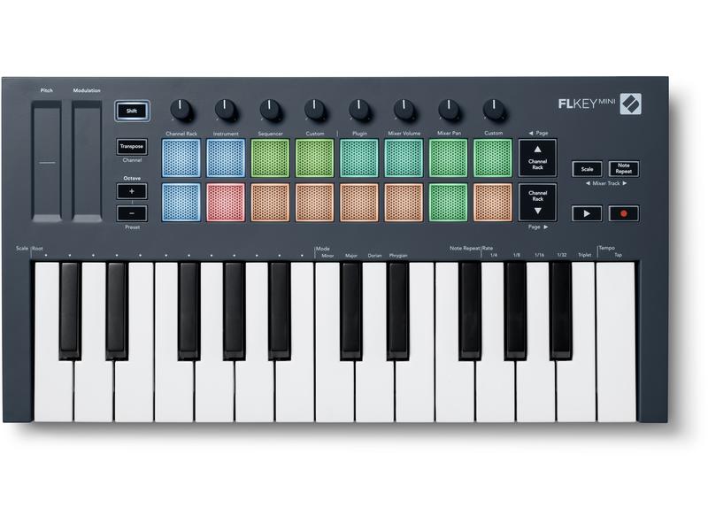 Novation Keyboard Controller FLkey Mini Das ultimative und kompakte MIDI-Controller-Keyboard für FL Studio
