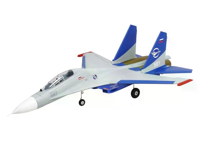 Amewi Impeller Jet XFly SU-27 50 mm Twin EDF Weiss, PNP Semi-Scale Jet mit zwei 50 mm Impeller