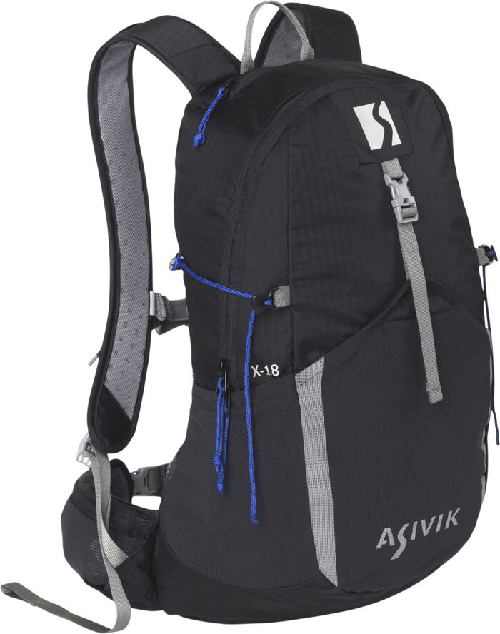 Asivik Asivik X-18 rygsæk 18 ltr. - C0 Sort
