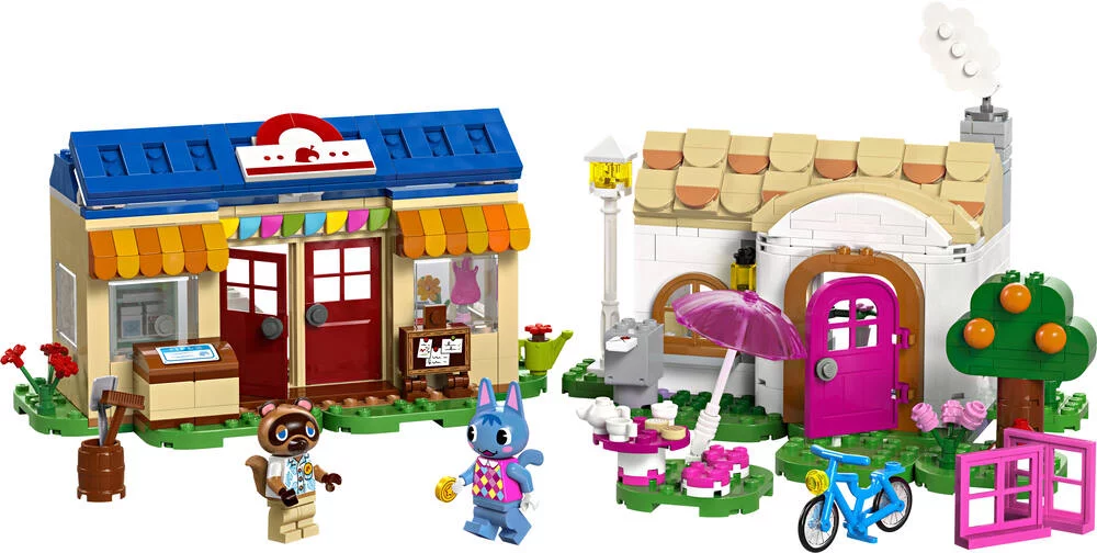 LEGO®ANIMAL CROSSING 77050 - BOUTIQUE NOOK ET MAISON DE ROSIE