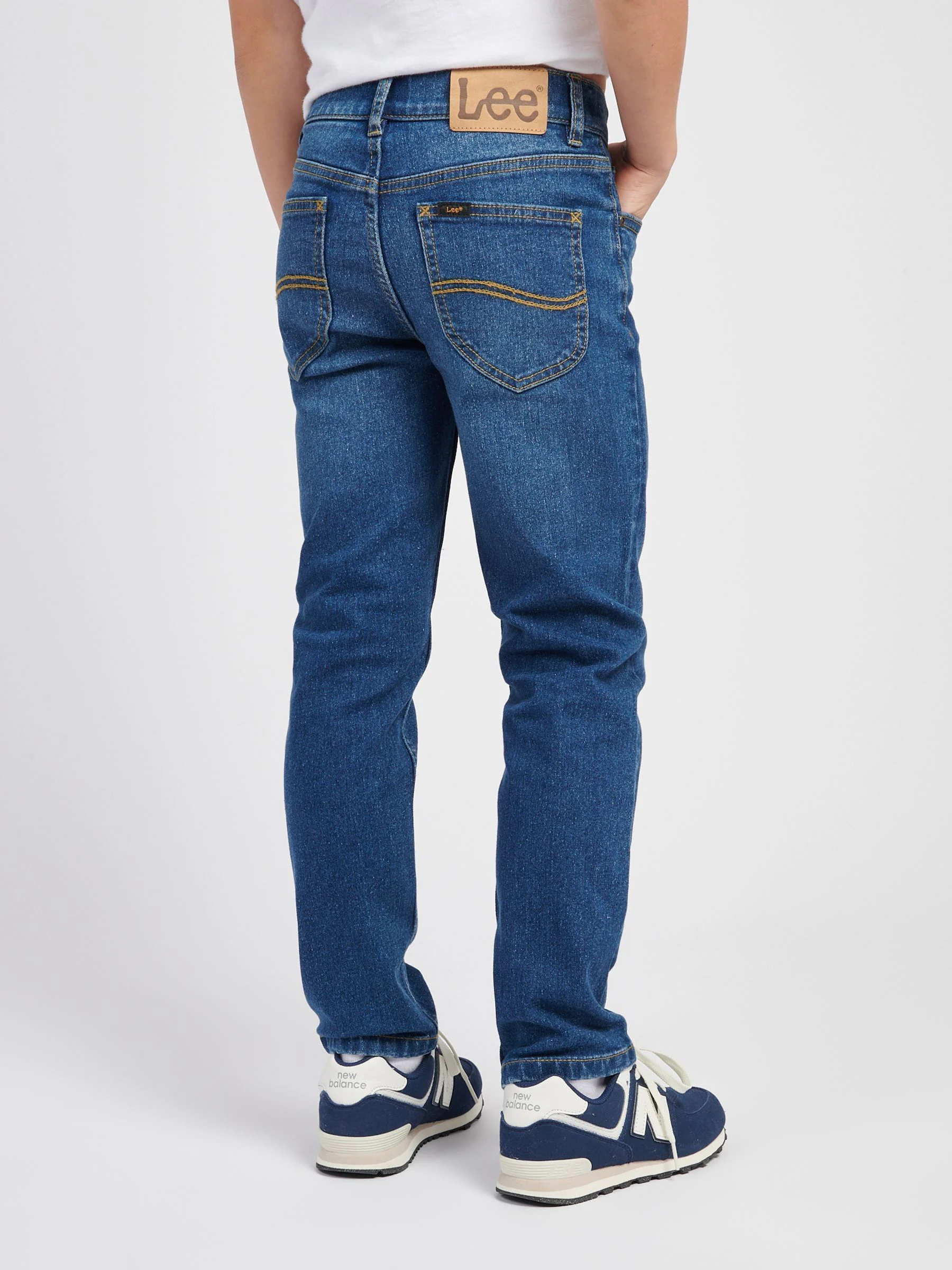 Blauw - Lee Stretch Fit Daren Straight Jeans