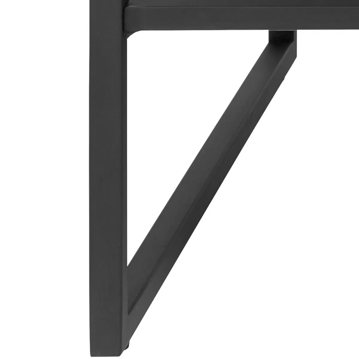 Salontisch Massivholz Vermont Schwarz