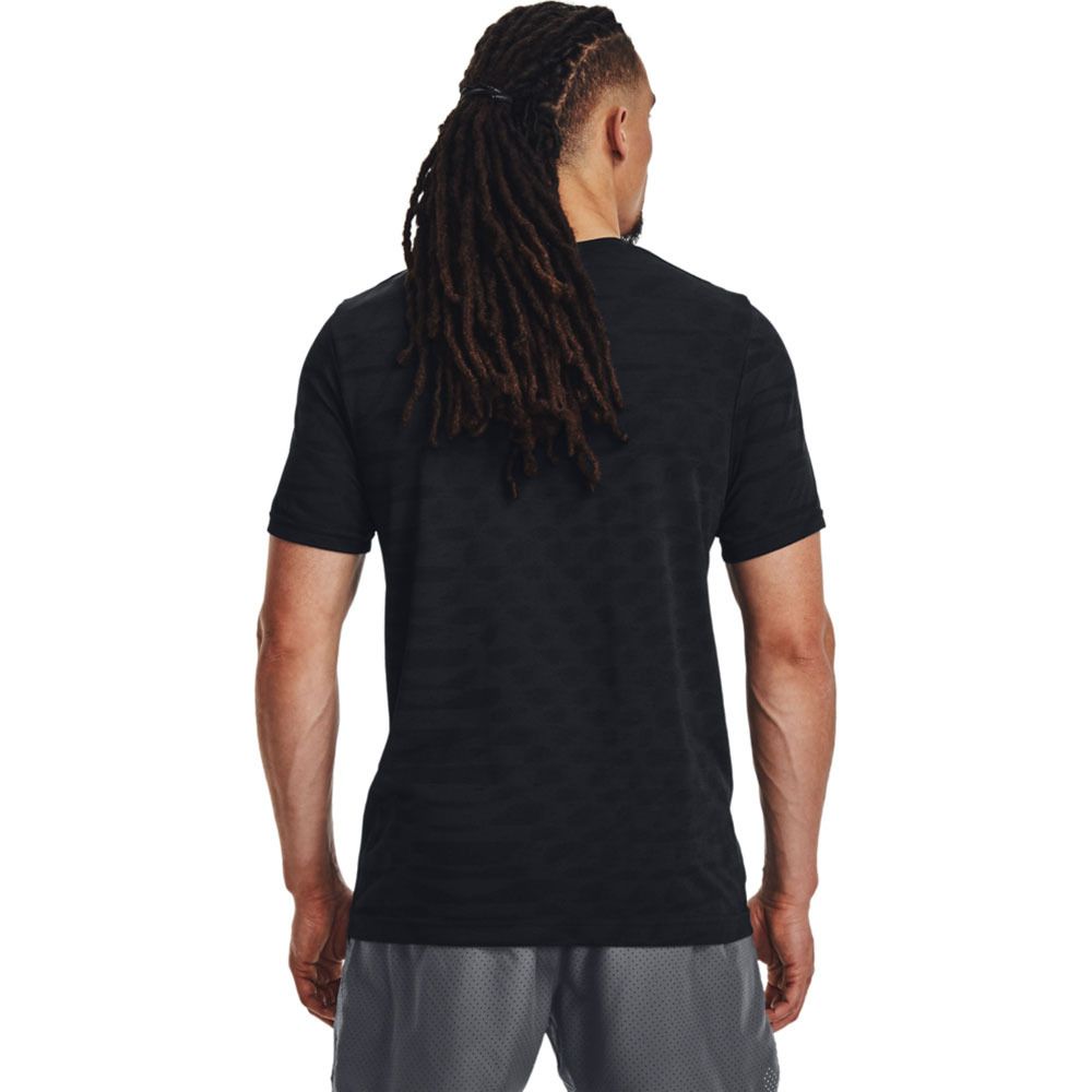 Under Armour SEAMLESS RIPPLE - Maillot Homme noir