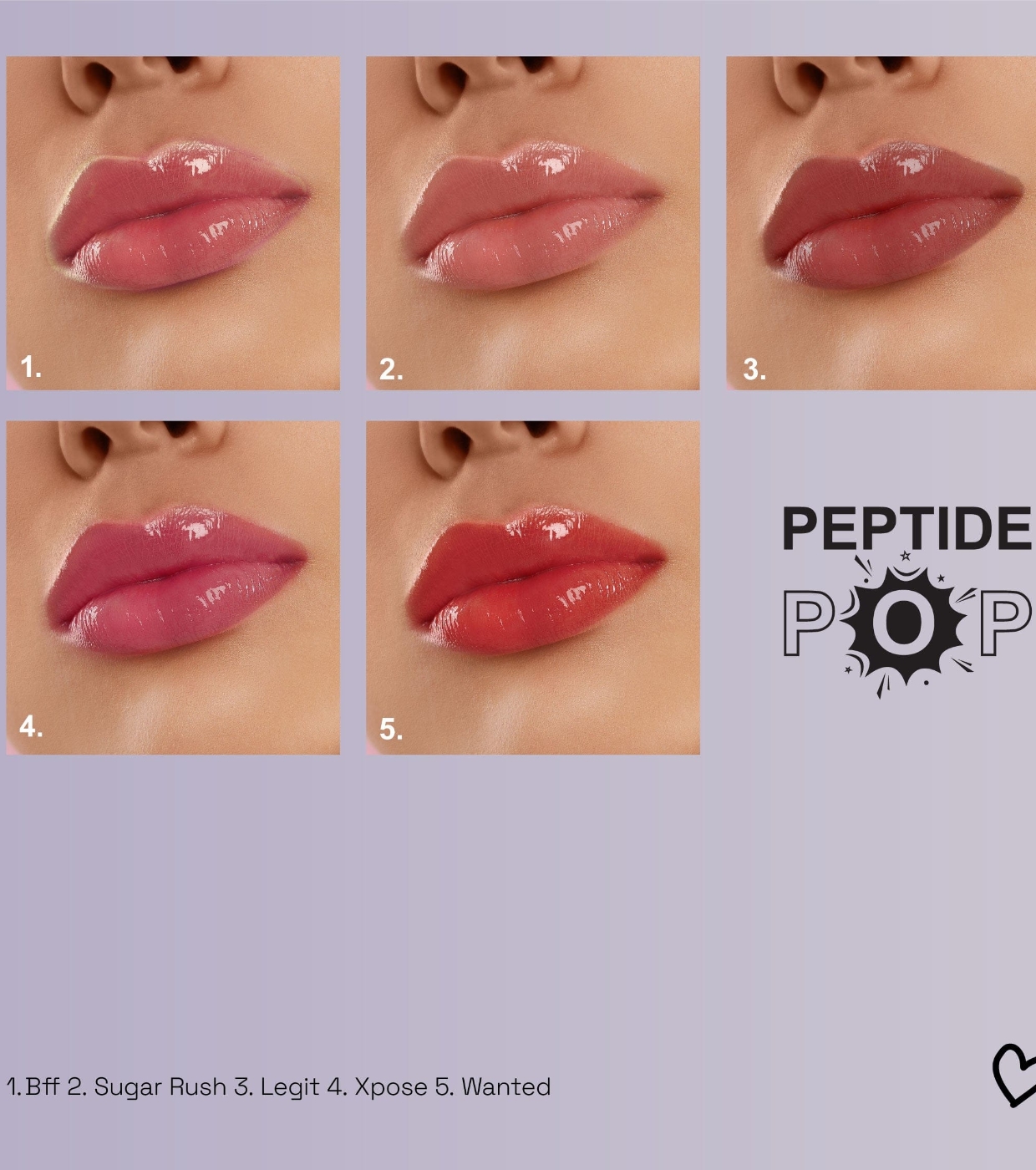 Technic Cosmetics - Brilho labial Peptide Pop - Legit