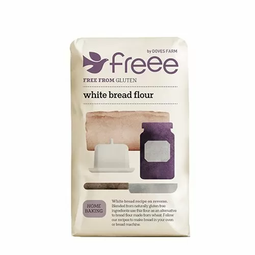 Doves Farm Hvid brødmix glutenfri - 1 kg