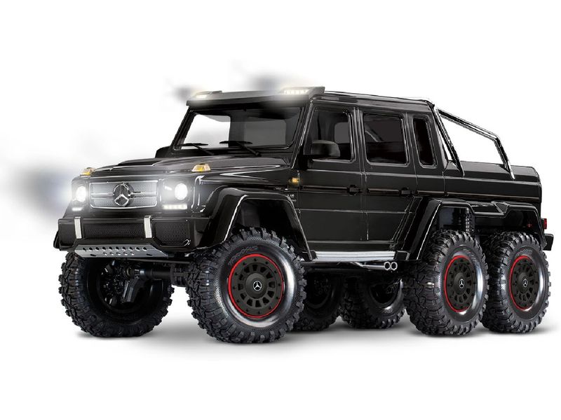 Traxxas Scale Crawler TRX-6 G63 AMG 6x6 Schwarz, ARTR, 1:10 Scale und Trail Crawler mit 6x6 Antrieb
