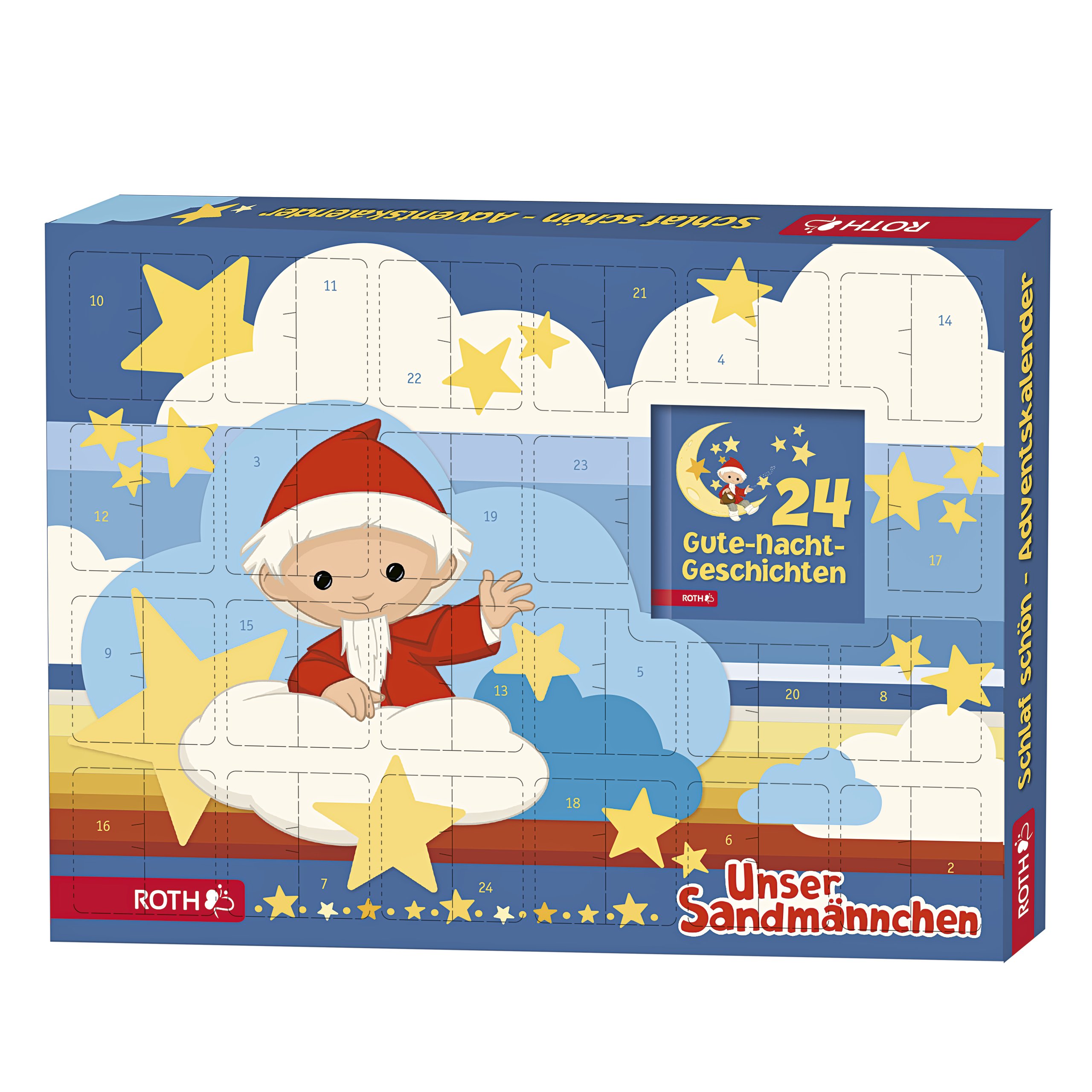 Adventskalender SCHLAF SCHÖN - mit Buch