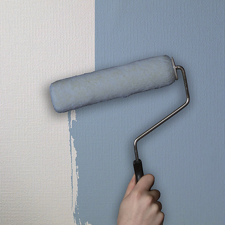 Papier peint vinyle sur intissé Palmeri GoodHome blanc