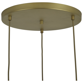 Hanglamp Nikki 3-lichts messing Ø60cm