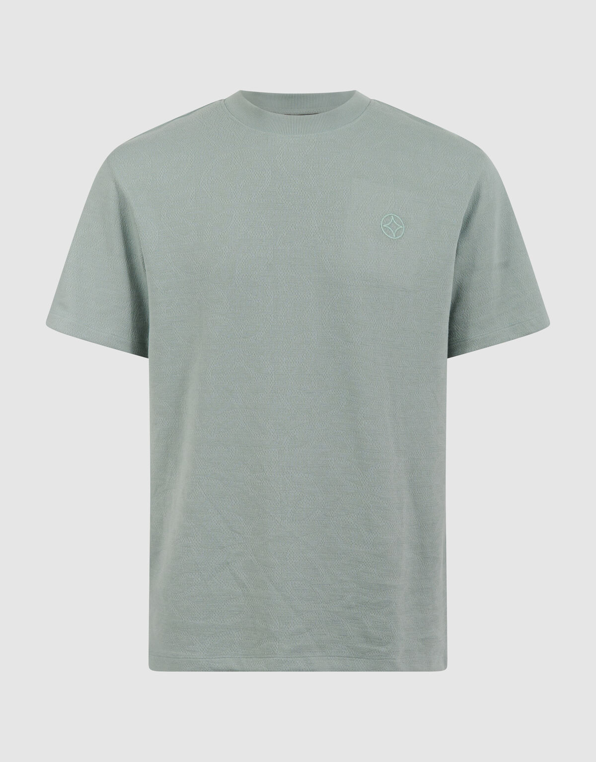 Spark Structuur T-shirt Lichtgroen